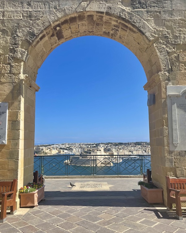 Upper Barrakka Gardens in Valletta Malta