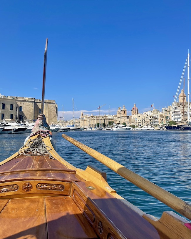 Traditional Maltese boat ride in Valletta