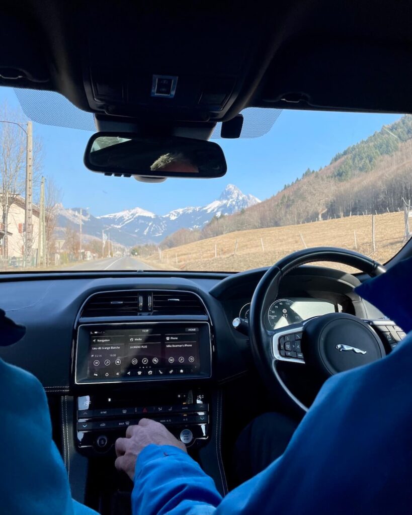 Driving car from England to France