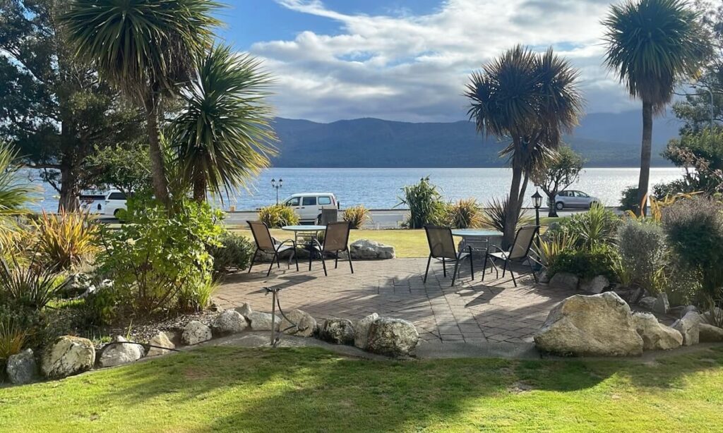 View of lake from Fiordland Lakeview Motel and Apartments in Te Anau