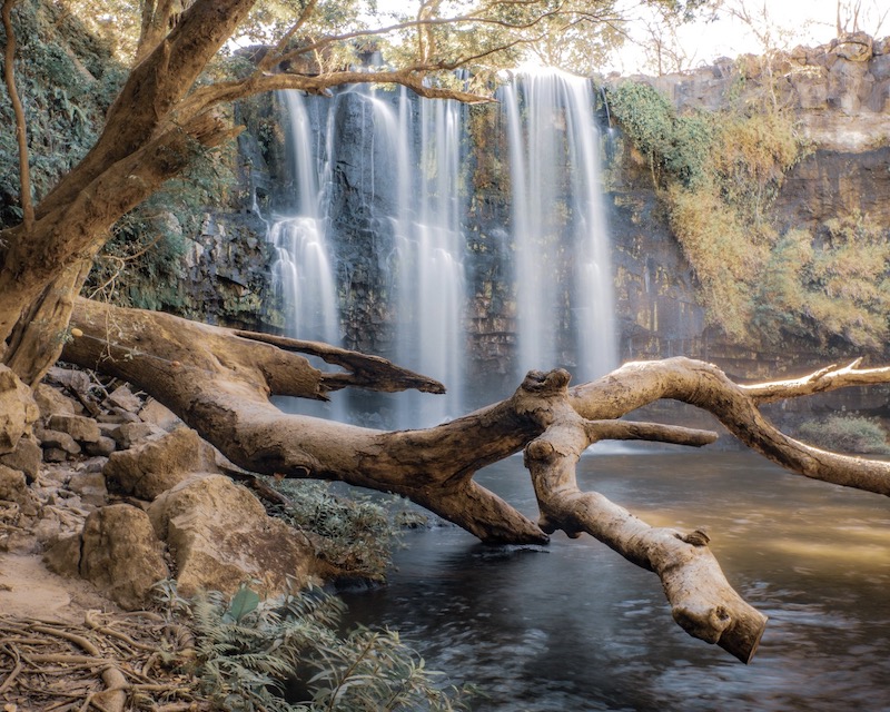 Llanos del cortes waterfall in Guanacaste
