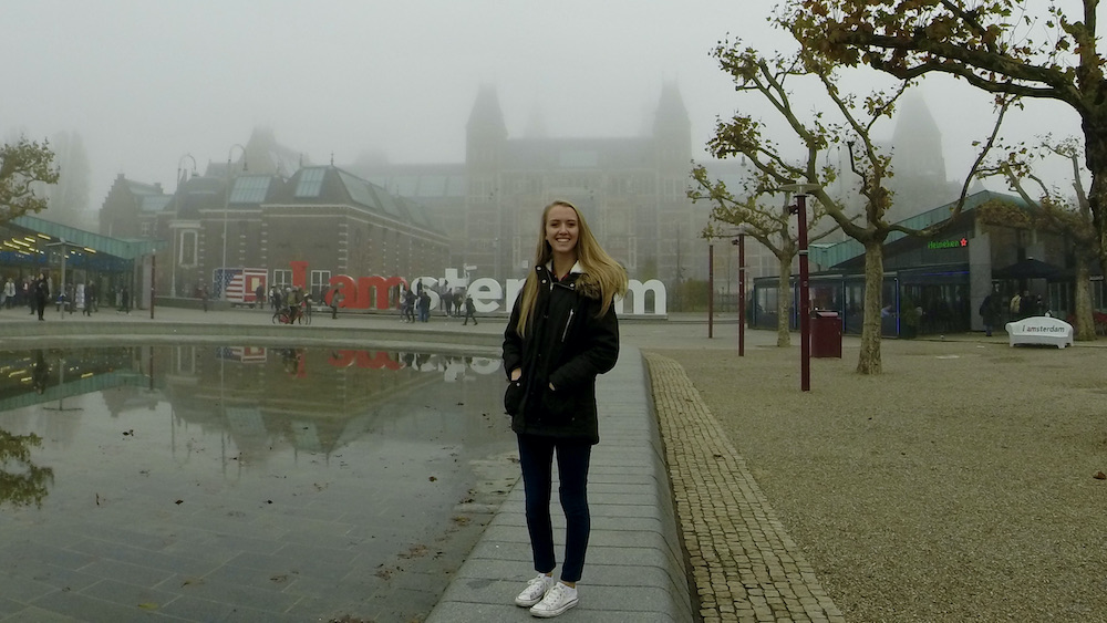 Wearing converse in Amsterdam