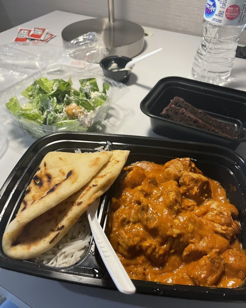 Curry dinner at Hilton Garden Inn