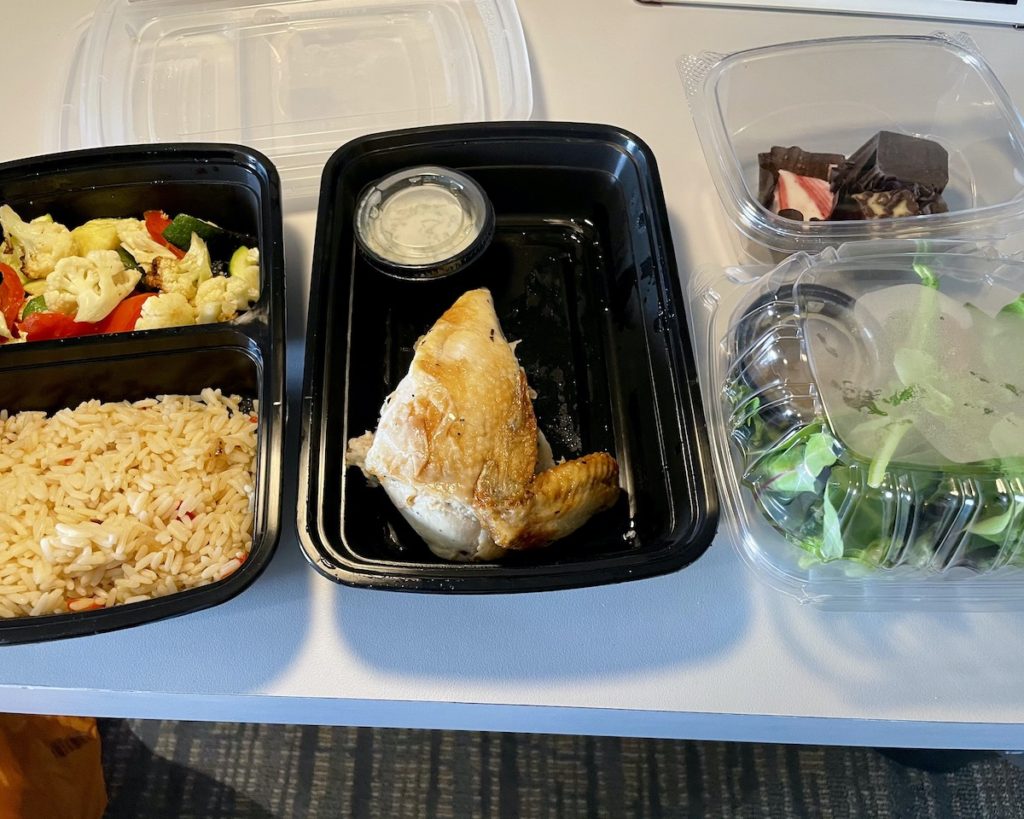 Chicken quarantine lunch