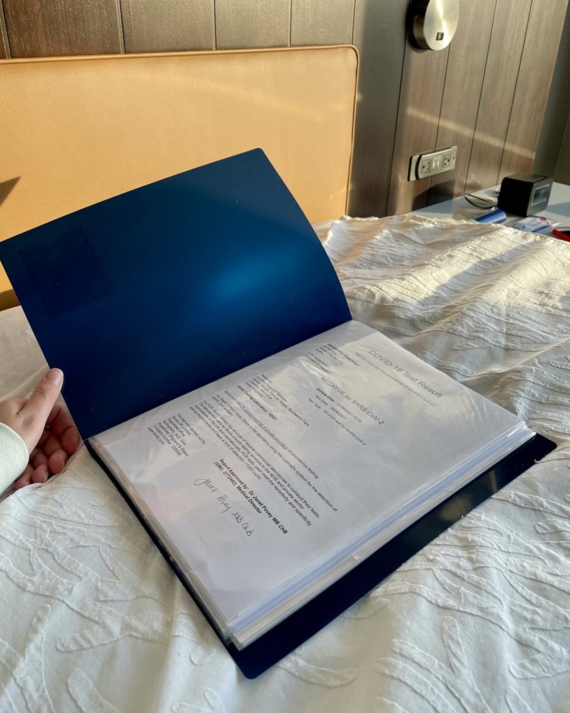 Canada Hotel Quarantine documents ready