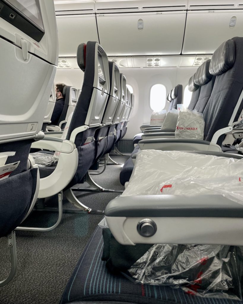 Empty Air Canada plane