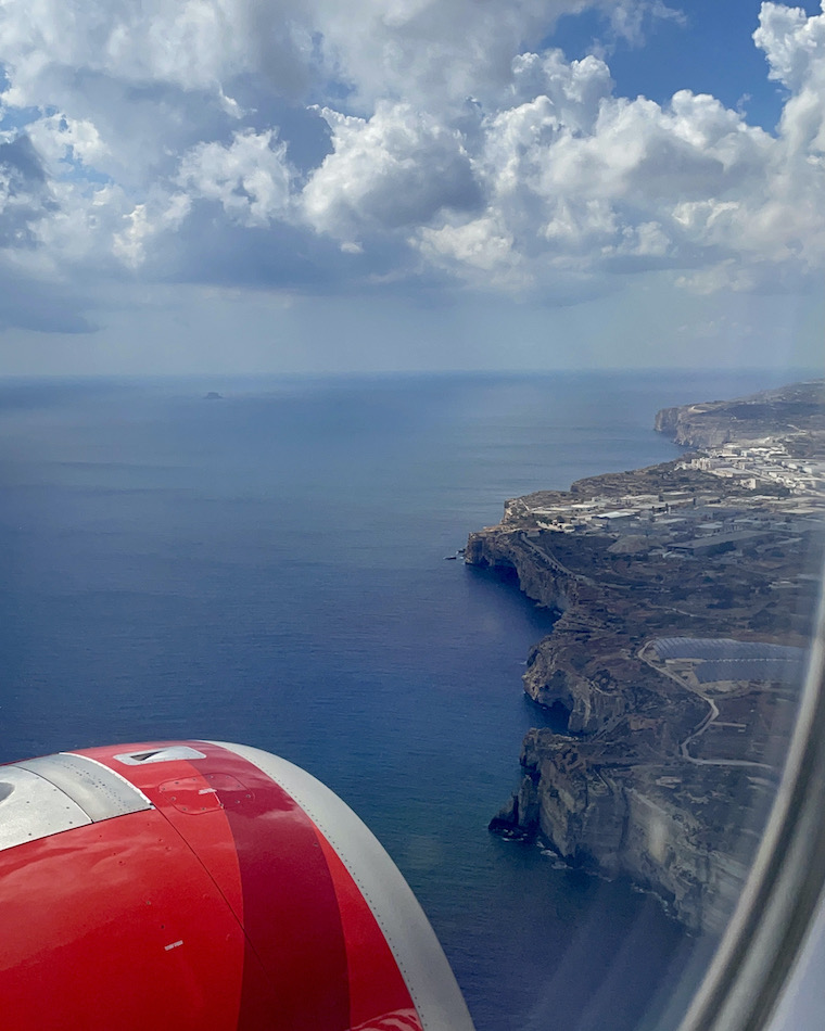 Arrival in Malta airport