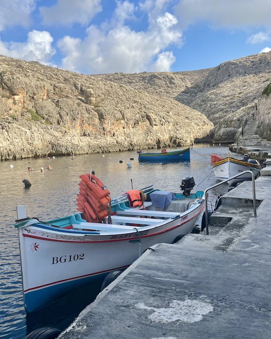 Blue Grotto boats in Malta