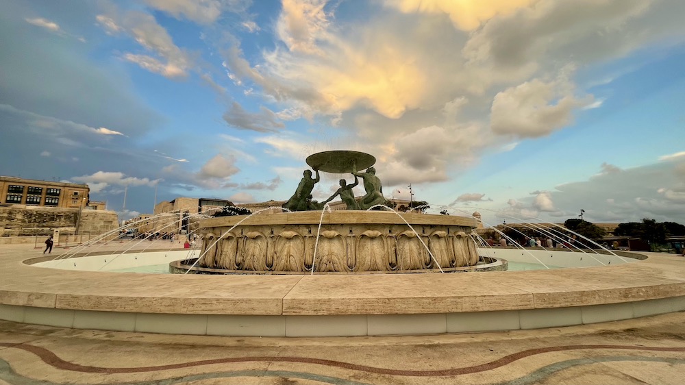 Valletta Fountain in Malta